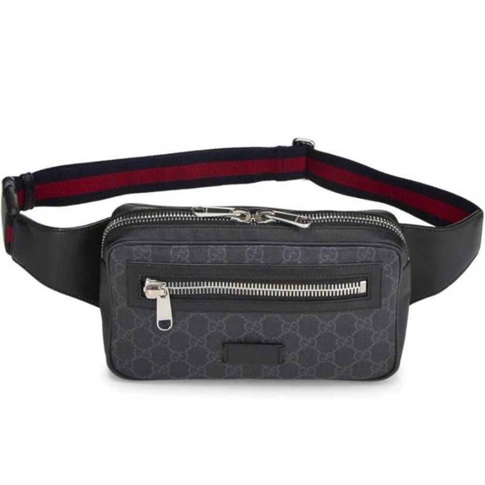 Gucci Black Belt Bag with Modern Design and Durable Material